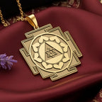 Ganesh Yantra Spiritual Protection Pendant | Silver & Plated Options - Divine Guardian for Yoga Zen