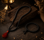 Karungali Malai with 8mm Karungali Bracelet