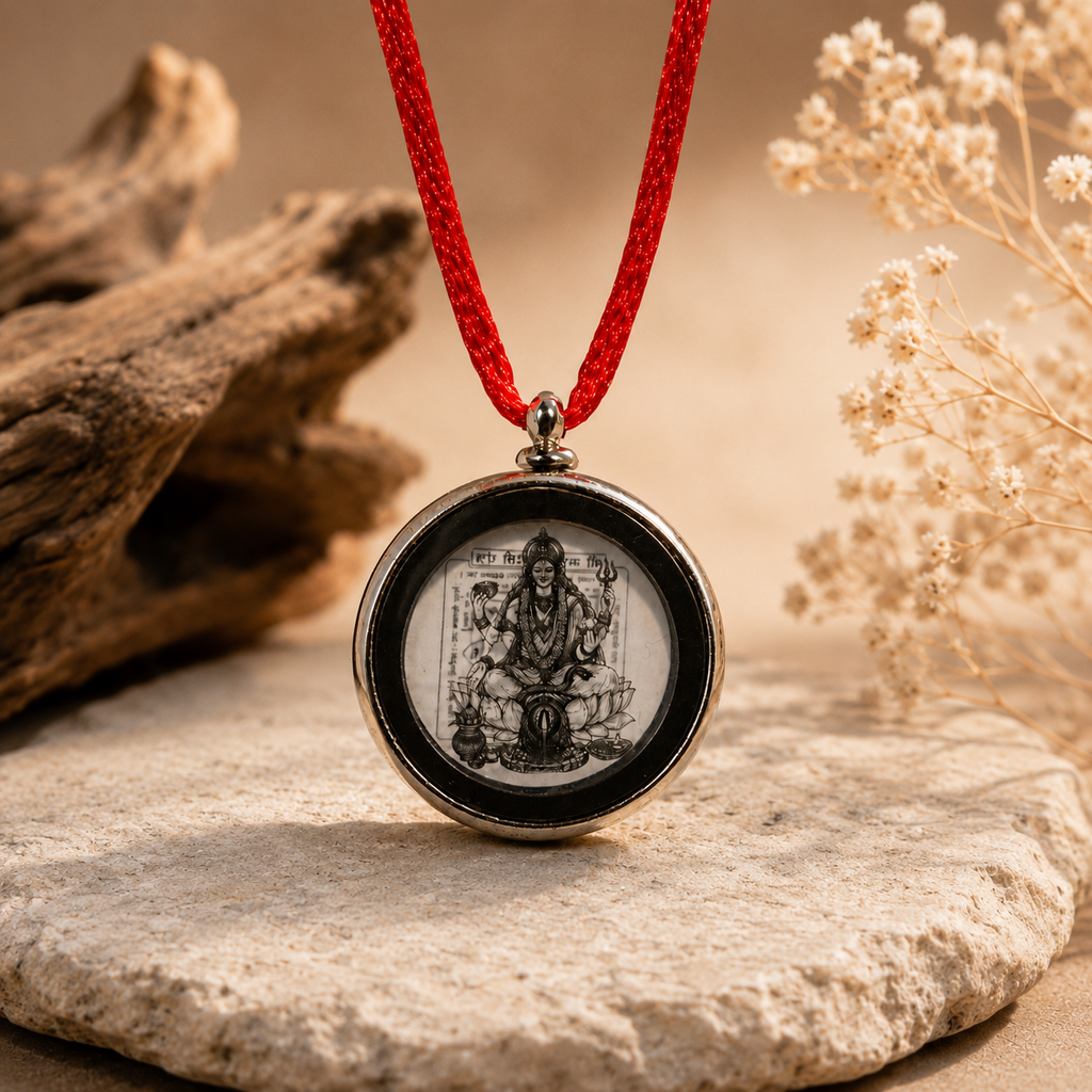 Maa Kamakhya Temple Pendant Necklace | Sacred Hindu Goddess Locket | Premium Spiritual Jewelry